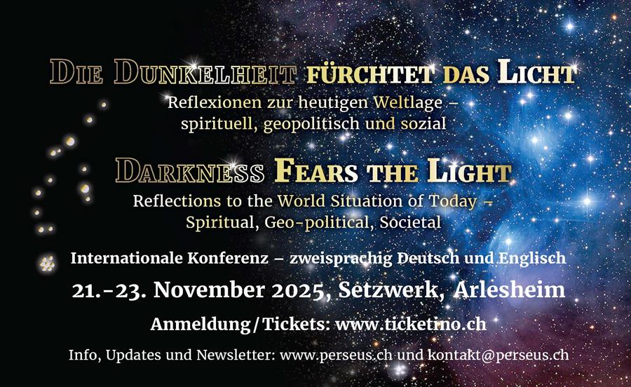 DIE DUNKELHEIT FÜRCHTET DAS LICHT