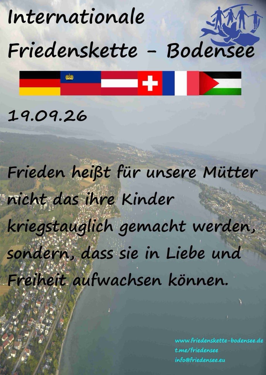 Internationale Friedenskette – Bodensee